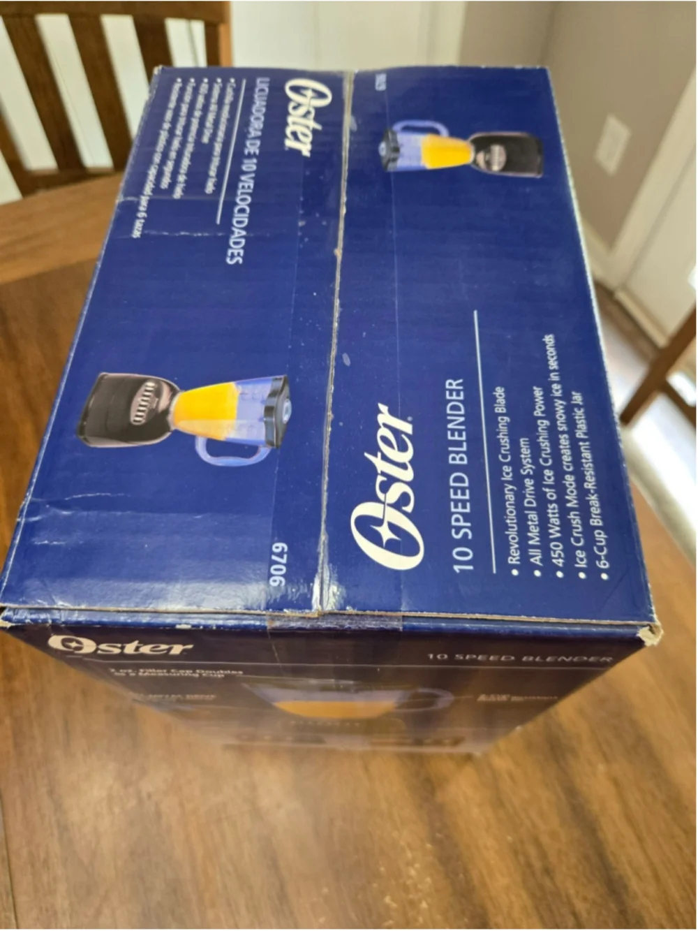 Oster Simple Blend 10 Speed Blender Black 450W 6-Cup Plastic Jar 6706 NEW SEALED